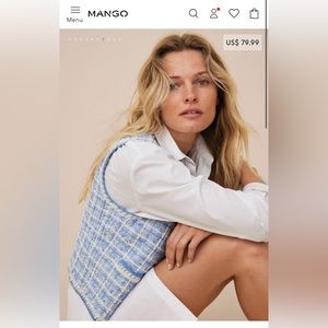 Tweed pocket vest
Mango